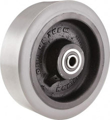 Hamilton - 10 Inch Diameter x 4 Inch Wide, Polyurethane on Cast Iron Caster Wheel - 5,000 Lb. Capacity, 3-1/2 Inch Hub Length, 1 Inch Axle Diameter, Sealed Precision Ball Bearing - A1 Tooling