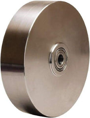 Hamilton - 8 Inch Diameter x 2 Inch Wide, Stainless Steel Caster Wheel - 1,100 Lb. Capacity, 2-1/4 Inch Hub Length, 3/4 Inch Axle Diameter, Plain Bore Bearing - A1 Tooling