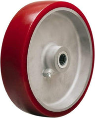 Hamilton - 8 Inch Diameter x 2 Inch Wide, Polyurethane on Aluminum Caster Wheel - 1,550 Lb. Capacity, 2-3/16 Inch Hub Length, 1/2 Inch Axle Diameter, Straight Roller Bearing - A1 Tooling