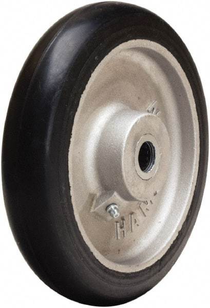 Hamilton - 8 Inch Diameter x 1-5/8 Inch Wide, Rubber on Aluminum Caster Wheel - 350 Lb. Capacity, 2-1/4 Inch Hub Length, 3/4 Inch Axle Diameter, Straight Roller Bearing - A1 Tooling