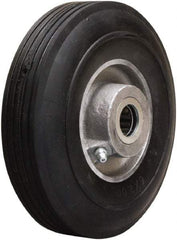 Hamilton - 6 Inch Diameter x 2 Inch Wide, Rubber on Aluminum Caster Wheel - 300 Lb. Capacity, 2-1/4 Inch Hub Length, 3/4 Inch Axle Diameter, Straight Roller Bearing - A1 Tooling