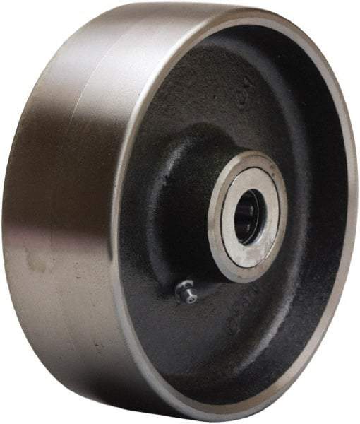 Hamilton - 6 Inch Diameter x 2 Inch Wide, Forged Steel Caster Wheel - 2,000 Lb. Capacity, 2-1/4 Inch Hub Length, 1 Inch Axle Diameter, Straight Roller Bearing - A1 Tooling