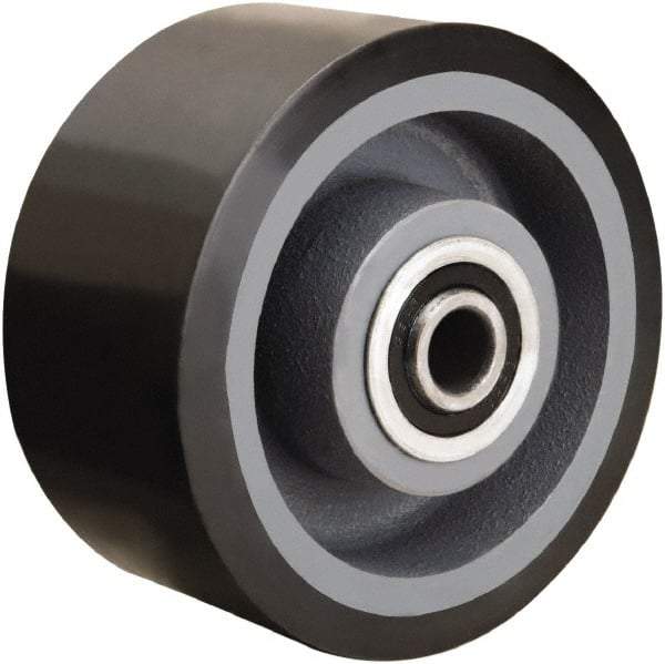 Hamilton - 6 Inch Diameter x 3 Inch Wide, Polyurethane on Cast Iron Caster Wheel - 2,860 Lb. Capacity, 3-1/4 Inch Hub Length, 3/4 Inch Axle Diameter, Tapered Roller Bearing - A1 Tooling