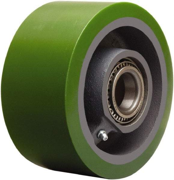 Hamilton - 6 Inch Diameter x 3 Inch Wide, Polyurethane on Cast Iron Caster Wheel - 2,200 Lb. Capacity, 3-1/4 Inch Hub Length, 3/4 Inch Axle Diameter, Tapered Roller Bearing - A1 Tooling