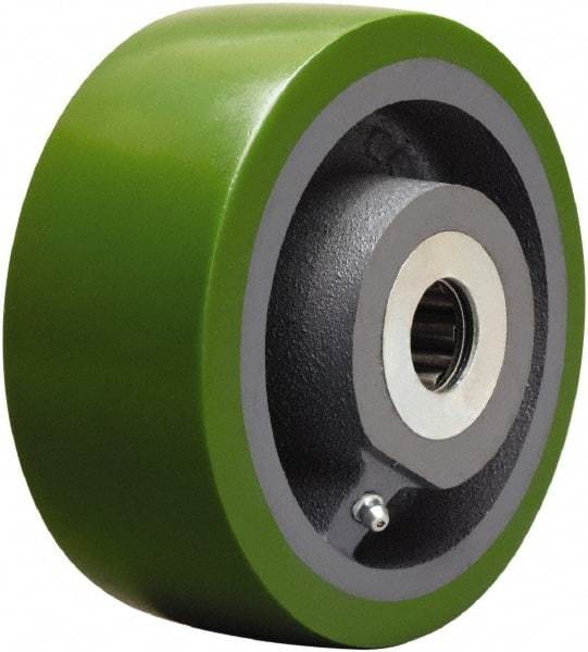 Hamilton - 6 Inch Diameter x 2-1/2 Inch Wide, Polyurethane on Cast Iron Caster Wheel - 1,600 Lb. Capacity, 3-1/4 Inch Hub Length, 1 Inch Axle Diameter, Tapered Roller Bearing - A1 Tooling