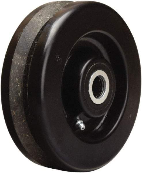 Hamilton - 6 Inch Diameter x 2 Inch Wide, Phenolic V-Groove Caster Wheel - 750 Lb. Capacity, 2-3/16 Inch Hub Length, 1-3/16 Inch Axle Diameter, Plain Bore Bearing - A1 Tooling