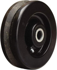 Hamilton - 6 Inch Diameter x 2 Inch Wide, Phenolic V-Groove Caster Wheel - 750 Lb. Capacity, 2-3/16 Inch Hub Length, 1-3/16 Inch Axle Diameter, Plain Bore Bearing - A1 Tooling