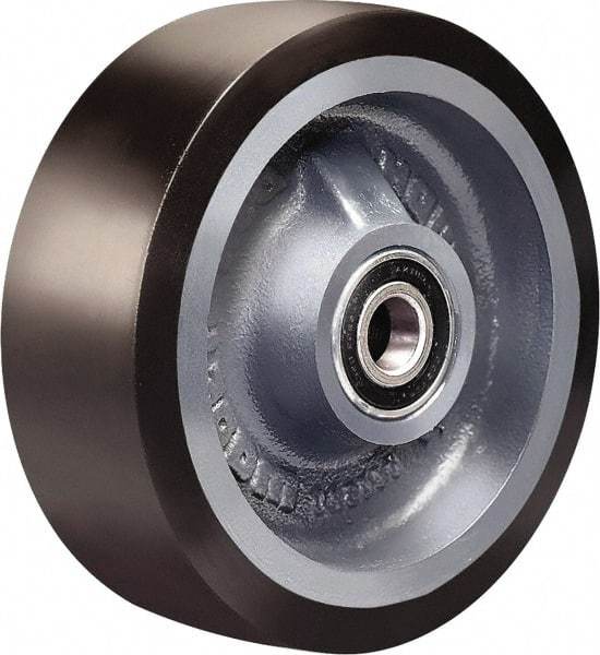 Hamilton - 6 Inch Diameter x 2 Inch Wide, Polyurethane on Cast Iron Caster Wheel - 1,560 Lb. Capacity, 2-1/4 Inch Hub Length, 3/4 Inch Axle Diameter, Sealed Precision Ball Bearing - A1 Tooling