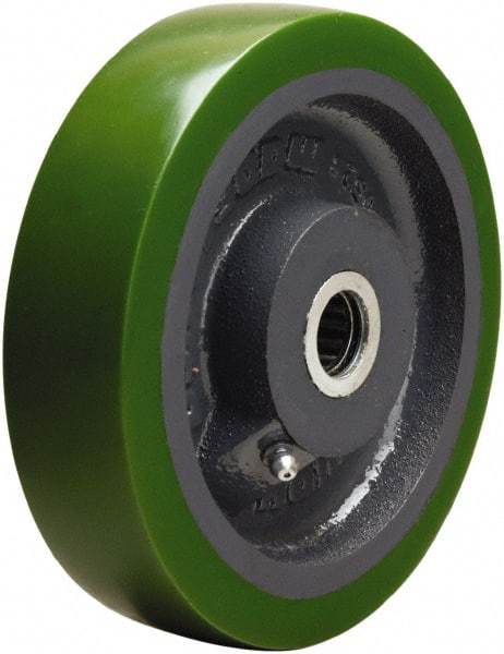 Hamilton - 6 Inch Diameter x 1-1/2 Inch Wide, Polyurethane on Cast Iron Caster Wheel - 850 Lb. Capacity, 1-3/4 Inch Hub Length, 1-3/16 Inch Axle Diameter, Plain Bore Bearing - A1 Tooling