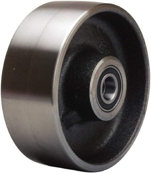 Hamilton - 5 Inch Diameter x 2 Inch Wide, Forged Steel Caster Wheel - 2,000 Lb. Capacity, 2-1/4 Inch Hub Length, 1/2 Inch Axle Diameter, Precision Ball Bearing - A1 Tooling