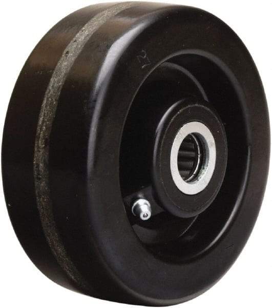 Hamilton - 5 Inch Diameter x 2 Inch Wide, Phenolic Caster Wheel - 1,000 Lb. Capacity, 2-3/16 Inch Hub Length, 3/4 Inch Axle Diameter, Straight Roller Bearing - A1 Tooling