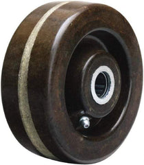 Hamilton - 5 Inch Diameter x 2 Inch Wide, Phenolic Caster Wheel - 1,000 Lb. Capacity, 2-3/16 Inch Hub Length, 3/4 Inch Axle Diameter, Straight Roller Bearing - A1 Tooling