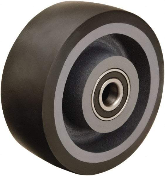 Hamilton - 5 Inch Diameter x 2 Inch Wide, Polyurethane on Cast Iron Caster Wheel - 1,360 Lb. Capacity, 2-1/2 Inch Hub Length, 3/4 Inch Axle Diameter, Tapered Roller Bearing - A1 Tooling