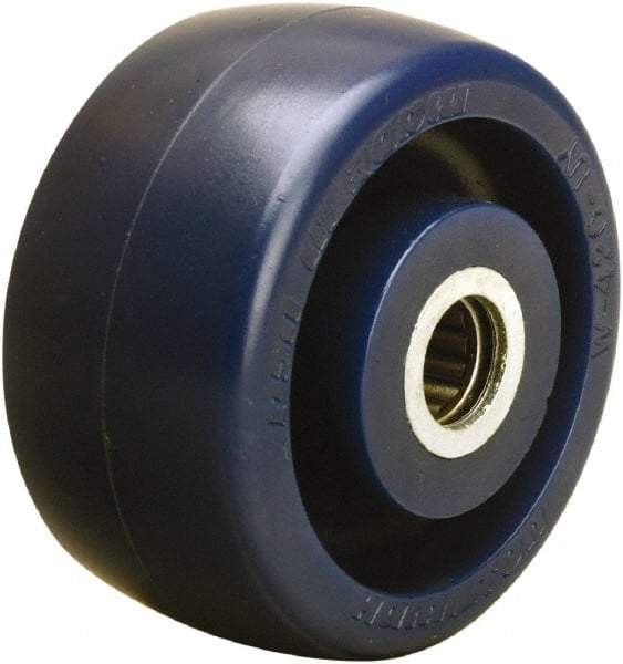 Hamilton - 4 Inch Diameter x 2 Inch Wide, Polyurethane Caster Wheel - 750 Lb. Capacity, 2-3/16 Inch Hub Length, 5/8 Inch Axle Diameter, Straight Roller Bearing - A1 Tooling