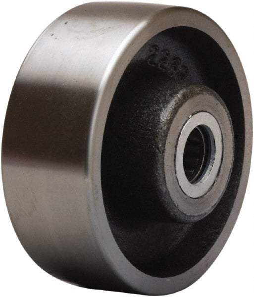 Hamilton - 4 Inch Diameter x 1-1/2 Inch Wide, Forged Steel Caster Wheel - 1,400 Lb. Capacity, 2-1/4 Inch Hub Length, 3/4 Inch Axle Diameter, Straight Roller Bearing - A1 Tooling