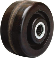 Hamilton - 4 Inch Diameter x 2 Inch Wide, Phenolic Caster Wheel - 800 Lb. Capacity, 2-3/16 Inch Hub Length, 3/4 Inch Axle Diameter, Straight Roller Bearing - A1 Tooling