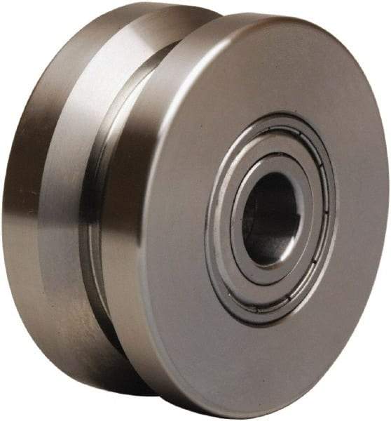 Hamilton - 3 Inch Diameter x 1-3/8 Inch Wide, Stainless Steel Caster Wheel - 450 Lb. Capacity, 1-5/8 Inch Hub Length, 1/2 Inch Axle Diameter, Stainless Steel Precision Ball Bearing - A1 Tooling