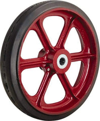 Hamilton - 16 Inch Diameter x 3 Inch Wide, Rubber on Cast Iron Caster Wheel - 1,420 Lb. Capacity, 3-1/4 Inch Hub Length, 3/4 Inch Axle Diameter, Tapered Roller Bearing - A1 Tooling