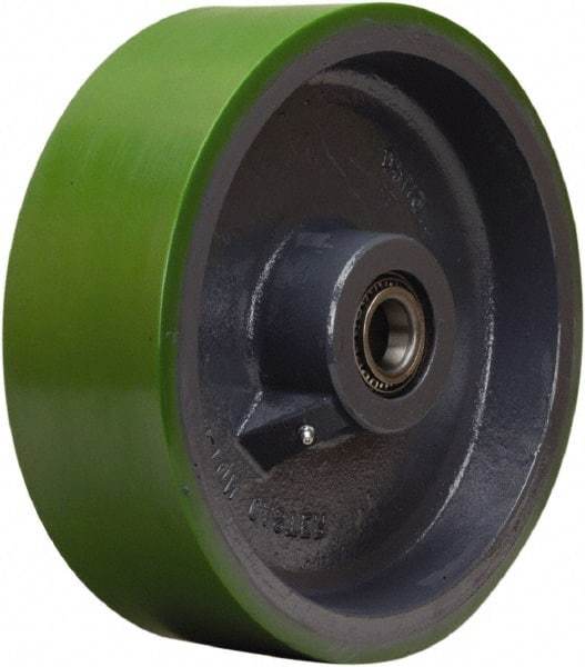 Hamilton - 12 Inch Diameter x 4 Inch Wide, Polyurethane on Cast Iron Caster Wheel - 4,800 Lb. Capacity, 4-1/4 Inch Hub Length, 1-1/2 Inch Axle Diameter, Tapered Roller Bearing - A1 Tooling