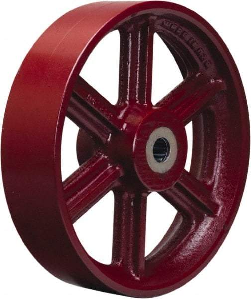 Hamilton - 16 Inch Diameter x 5 Inch Wide, Cast Iron Caster Wheel - 6,500 Lb. Capacity, 5-1/4 Inch Hub Length, 1-1/4 Inch Axle Diameter, Tapered Roller Bearing - A1 Tooling