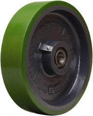 Hamilton - 12 Inch Diameter x 3 Inch Wide, Polyurethane on Cast Iron Caster Wheel - 3,500 Lb. Capacity, 3-1/4 Inch Hub Length, 3/4 Inch Axle Diameter, Tapered Roller Bearing - A1 Tooling