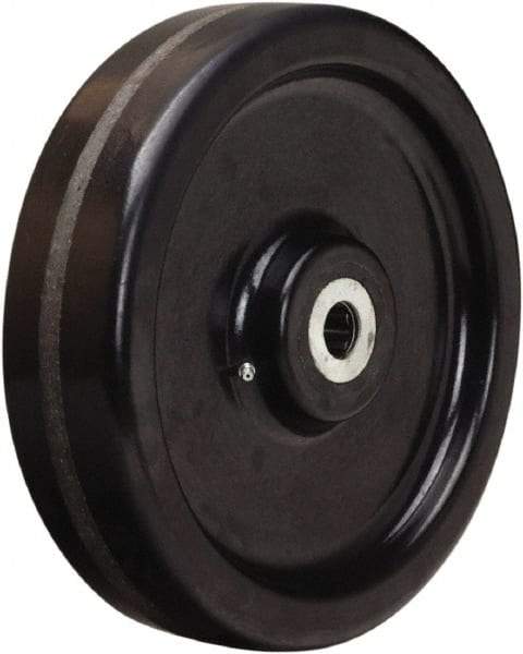 Hamilton - 12 Inch Diameter x 3 Inch Wide, Phenolic Caster Wheel - 3,500 Lb. Capacity, 3-1/4 Inch Hub Length, 1-15/16 Inch Axle Diameter, Plain Bore Bearing - A1 Tooling