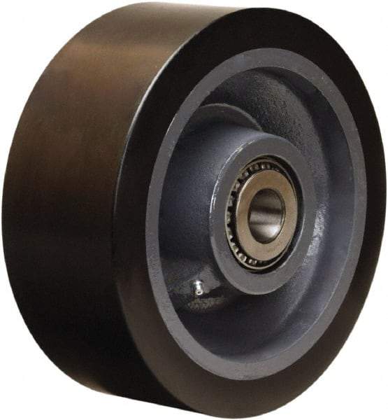 Hamilton - 10 Inch Diameter x 4 Inch Wide, Polyurethane on Forged Steel Caster Wheel - 6,500 Lb. Capacity, 4-1/4 Inch Hub Length, 1-1/4 Inch Axle Diameter, Tapered Roller Bearing - A1 Tooling