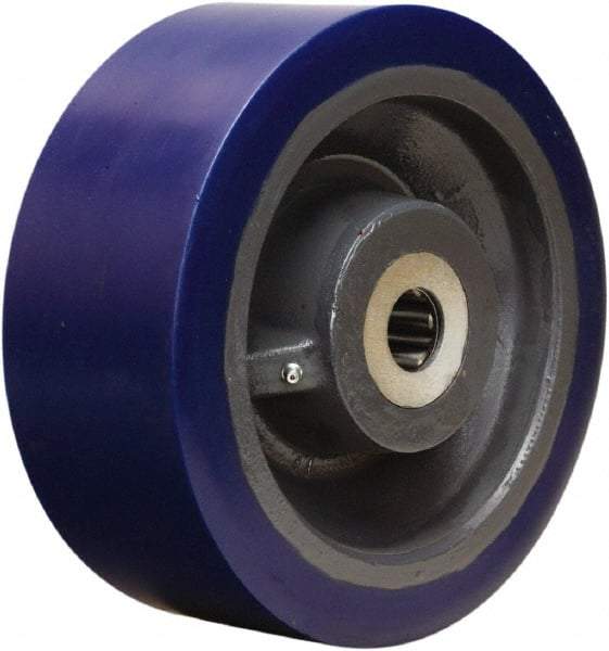 Hamilton - 10 Inch Diameter x 4 Inch Wide, Polyurethane on Forged Steel Caster Wheel - 5,000 Lb. Capacity, 4-1/4 Inch Hub Length, 1-1/4 Inch Axle Diameter, Tapered Roller Bearing - A1 Tooling