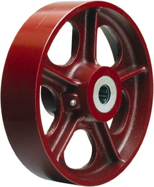 Hamilton - 10 Inch Diameter x 2-1/2 Inch Wide, Cast Iron Caster Wheel - 2,500 Lb. Capacity, 3-1/4 Inch Hub Length, 3/4 Inch Axle Diameter, Tapered Roller Bearing - A1 Tooling