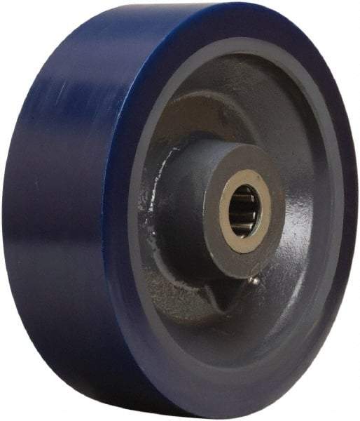 Hamilton - 12 Inch Diameter x 4 Inch Wide, Polyurethane on Forged Steel Caster Wheel - 6,000 Lb. Capacity, 4-1/4 Inch Hub Length, 2-7/16 Inch Axle Diameter, Plain Bore Bearing - A1 Tooling