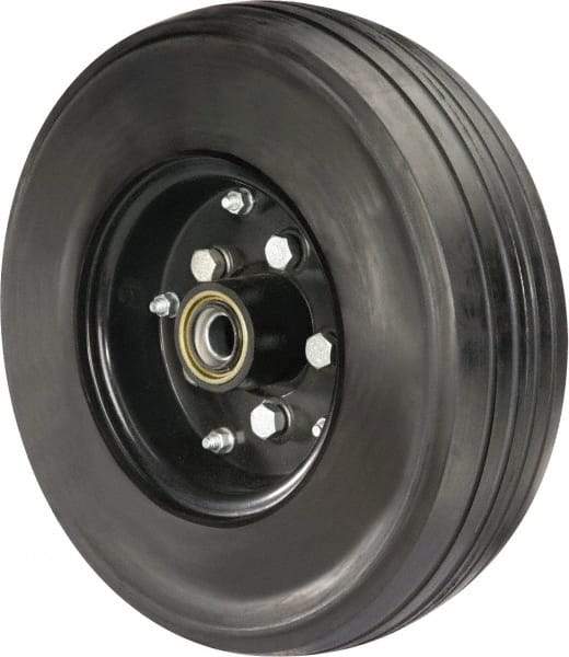 Hamilton - 21 Inch Diameter x 6 Inch Wide, Rubber Caster Wheel - 4,200 Lb. Capacity, 4-1/2 Inch Hub Length, 1-1/4 Inch Axle Diameter, Tapered Roller Bearing - A1 Tooling