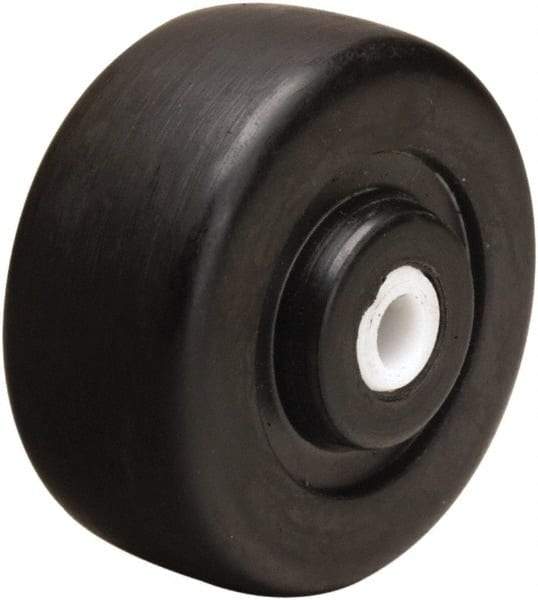 Hamilton - 2-1/2 Inch Diameter x 1-1/8 Inch Wide, Soft Rubber Caster Wheel - 120 Lb. Capacity, 1-1/4 Inch Hub Length, 5/16 Inch Axle Diameter, Self-Lube Bearing - A1 Tooling