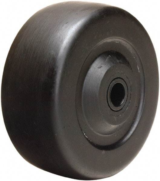 Hamilton - 3 Inch Diameter x 1-1/4 Inch Wide, Hard Rubber Caster Wheel - 210 Lb. Capacity, 1-1/2 Inch Hub Length, 3/8 Inch Axle Diameter, Self-Lube Bearing - A1 Tooling