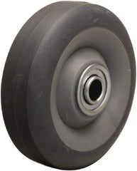 Hamilton - 4 Inch Diameter x 1-3/8 Inch Wide, Rubber on Thermoplastic Caster Wheel - 250 Lb. Capacity, 1-5/8 Inch Hub Length, 3/8 Inch Axle Diameter, Ball Bearing - A1 Tooling