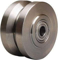 Hamilton - 4 Inch Diameter x 2 Inch Wide, Stainless Steel Caster Wheel - 850 Lb. Capacity, 2-1/2 Inch Hub Length, 1/2 Inch Axle Diameter, Stainless Steel Precision Ball Bearing - A1 Tooling