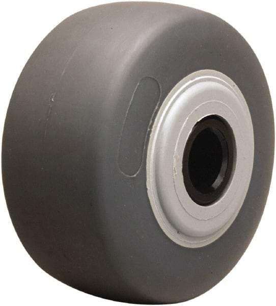 Hamilton - 4 Inch Diameter x 2 Inch Wide, Rubber on Thermoplastic Caster Wheel - 300 Lb. Capacity, 2-3/16 Inch Hub Length, 3/4 Inch Axle Diameter, Delrin Bearing - A1 Tooling