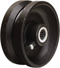 Hamilton - 5 Inch Diameter x 2 Inch Wide, Cast Iron Caster Wheel - 800 Lb. Capacity, 2-3/16 Inch Hub Length, 1-3/16 Inch Axle Diameter, Plain Bore Bearing - A1 Tooling