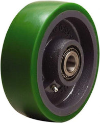 Hamilton - 6 Inch Diameter x 2 Inch Wide, Polyurethane on Cast Iron Caster Wheel - 1,200 Lb. Capacity, 2-1/4 Inch Hub Length, 3/4 Inch Axle Diameter, Tapered Roller Bearing - A1 Tooling