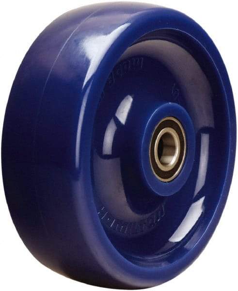 Hamilton - 6 Inch Diameter x 2 Inch Wide, Polyurethane Caster Wheel - 1,100 Lb. Capacity, 2-7/16 Inch Hub Length, 1/2 Inch Axle Diameter, Sealed Precision Ball Bearing - A1 Tooling