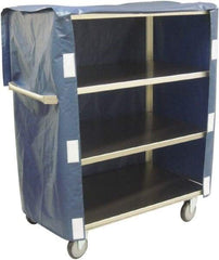 Jamco - 600 Lb Capacity, 36" Wide x 22" Long x 47" High Linen Cart - 4 Shelf, Stainless Steel, 4 Swivel Casters - A1 Tooling