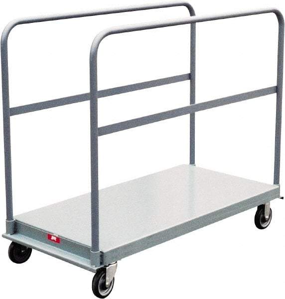 Jamco - 1,200 Lb Capacity Platform Truck - Steel Deck, 60" OAW, 9" Platform Height, Urethane Casters - A1 Tooling