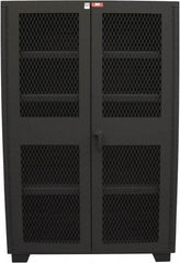 Jamco - 4 Shelf Visible Storage Cabinet - Steel, 36" Wide x 24" Deep x 78" High, Black - A1 Tooling