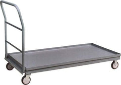 Jamco - 1,200 Lb Capacity Platform Truck - Steel Deck, 72" OAW, 9" Platform Height, Urethane Casters - A1 Tooling