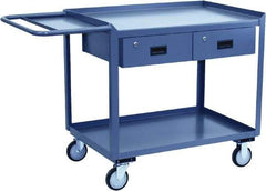 Jamco - Flush Mobile Work Bench - Steel, Gray, 24" Long x 36" Deep x 39" High - A1 Tooling