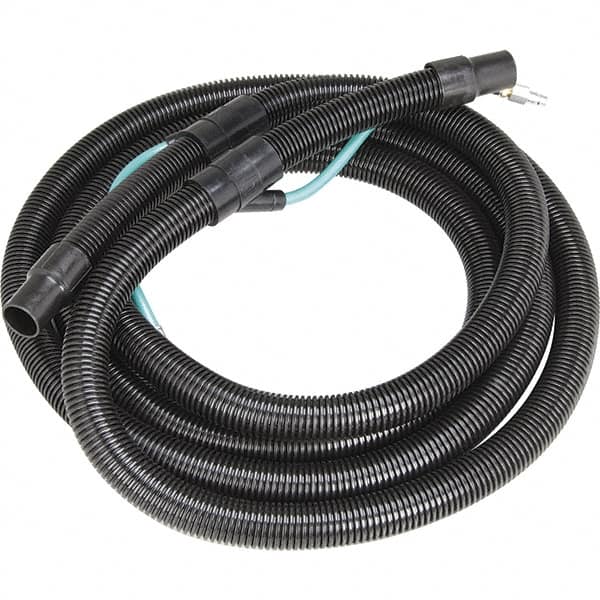 Dynabrade - 8mm ID x 12.7mm OD 25' Long Hose - Female/Male Ends, 90 Working psi, 1/4" Fitting, Green - A1 Tooling