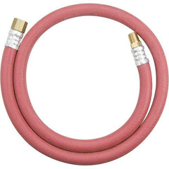 Dynabrade - 3/8" ID 3.3' Long Hose - Male/Female Ends, 90 Working psi, Red - A1 Tooling