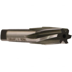 Emuge - 1/4" Pipe, 0.4055" Small End Diam, 0.4331" Straight Shank, 27mm Flute, Taper Pipe Reamer - A1 Tooling