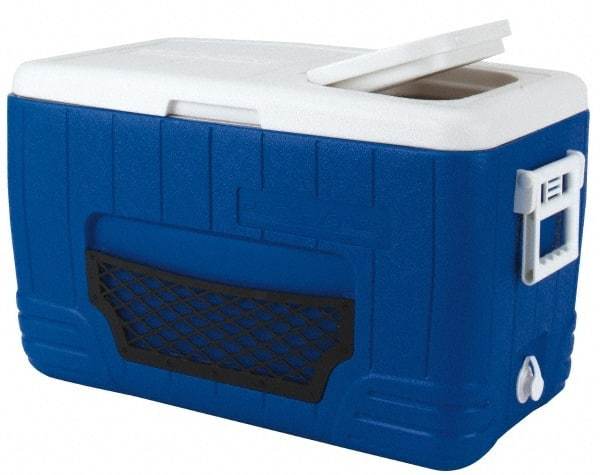 PRO-SAFE - 48.6 Qt Ice Chest - Plastic, Blue/White - A1 Tooling