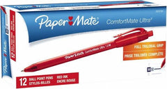 Paper Mate - 1mm Ball Point Retractable Pen - Red - A1 Tooling