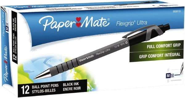 Paper Mate - 1mm Ball Point Retractable Pen - Black - A1 Tooling